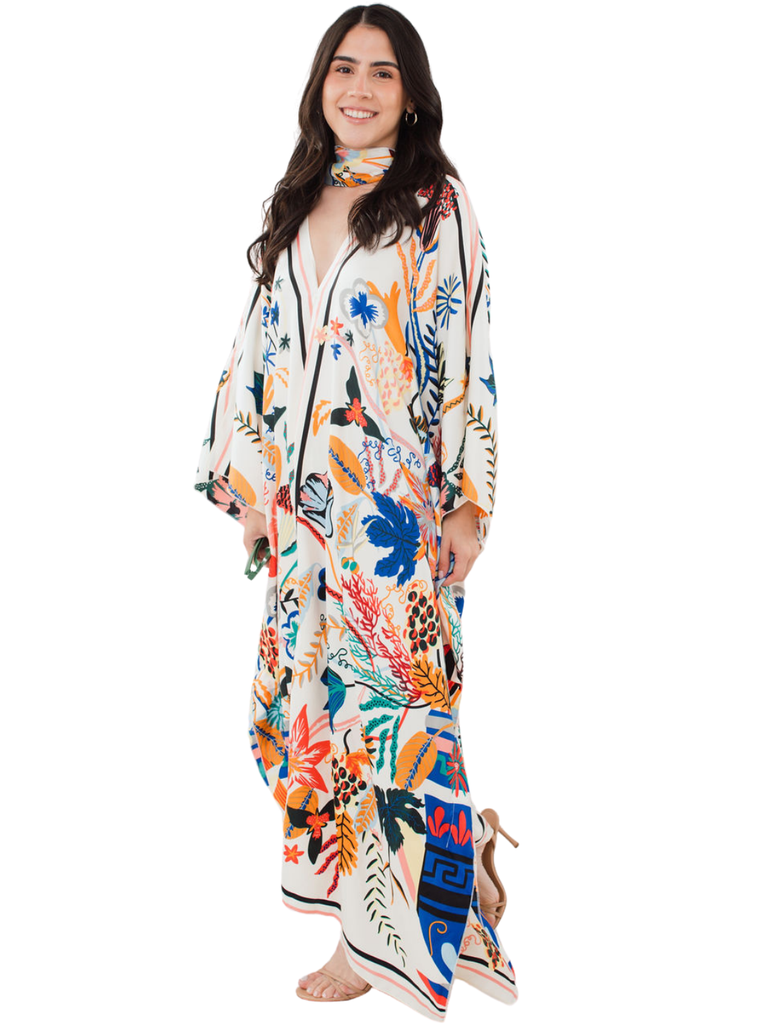 The Nature's V-Neck Dress