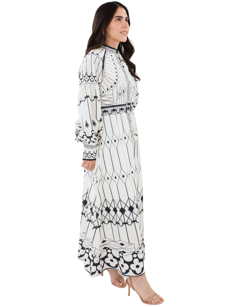 The Elegant Floral Dress