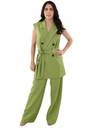 The Sleeveless Green Set