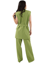 The Sleeveless Green Set