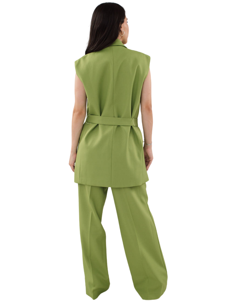 The Sleeveless Green Set