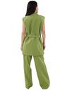 The Sleeveless Green Set