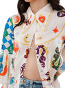 The Mystic Bubble Sleeve Blouse 