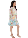 The Elegant Mini Floral Dress
