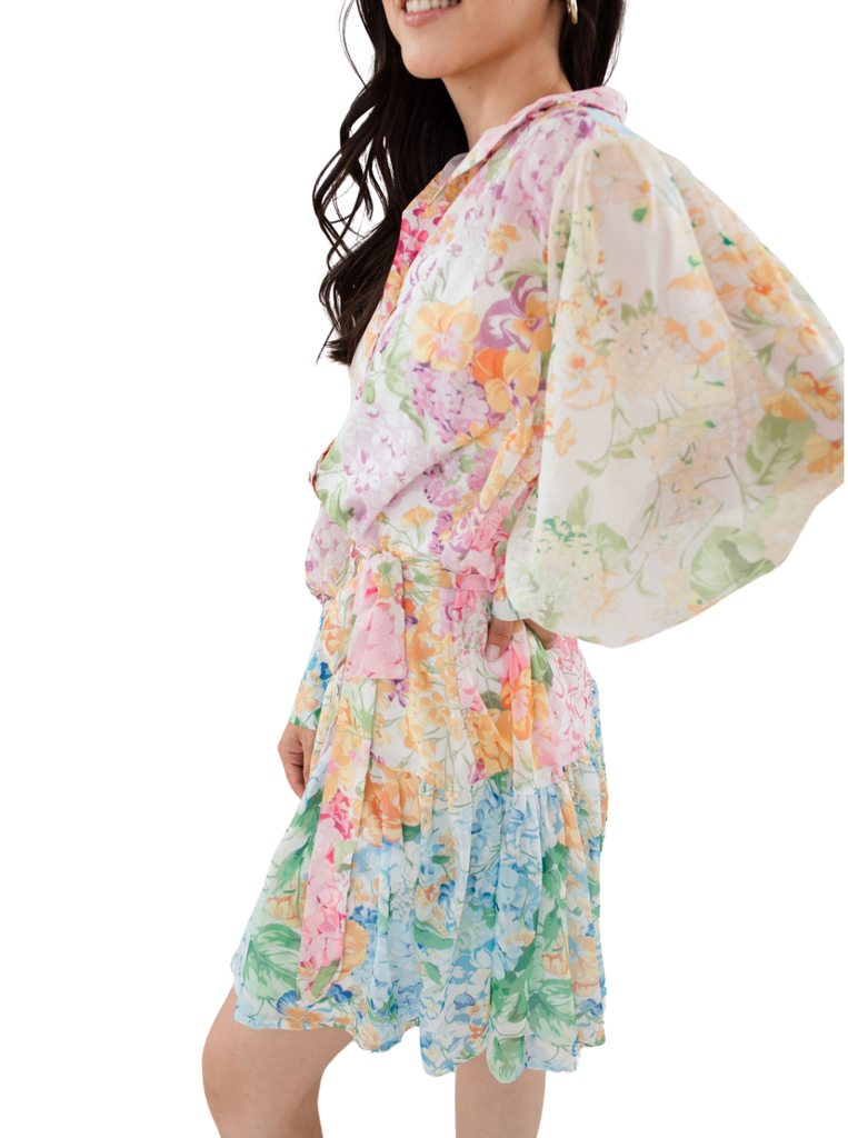 The Elegant Mini Floral Dress