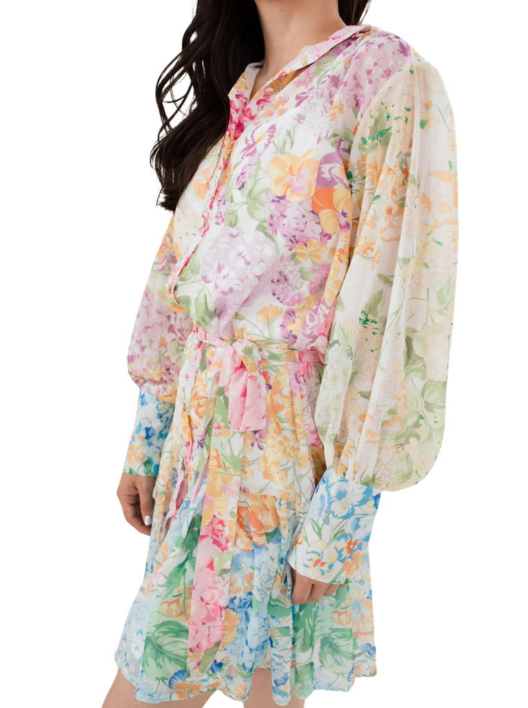 The Elegant Mini Floral Dress