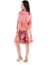 The Red Mini Floral Dress