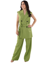 The Sleeveless Green Set